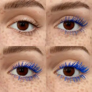 Lash Clash Mascara Volume Extrême Bleu Electrique - Yves Saint Laurent - Maquillage - Visuel 2