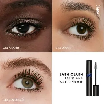 Lash Clash Mascara Waterproof  Volumateur Noir - Yves Saint Laurent - Maquillage - Visuel 4