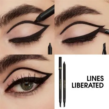 Lines Liberated Crayon Yeux Waterproof Double Embout 01 Unbridled Black - Yves Saint Laurent - Maquillage - Visuel 3