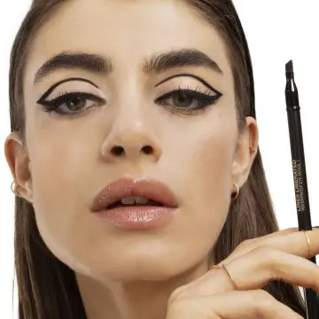 Lines Liberated Crayon Yeux Waterproof Double Embout 01 Unbridled Black - Yves Saint Laurent - Maquillage - Visuel 4