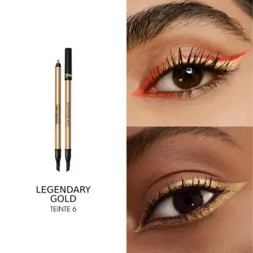 Lines Liberated Crayon Yeux Waterproof Double Embout 06 Legendary Gold - Yves Saint Laurent - Maquillage - Visuel 3