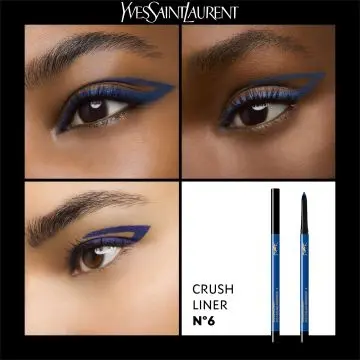 Crushliner Crayons Yeux Stylo Mine Rétractable N°6 BLEU ÉNIGMATIQUE - Yves Saint Laurent - Maquillage - Visuel 2
