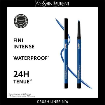 Crushliner Crayons Yeux Stylo Mine Rétractable N°6 BLEU ÉNIGMATIQUE - Yves Saint Laurent - Maquillage - Visuel 3