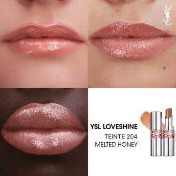 Loveshine Rouge à Lèvres Brillant & Soin 204 Melted Honey - Yves Saint Laurent - Maquillage - Visuel 3