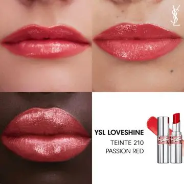 Loveshine Rouge à Lèvres Brillant & Soin 210 Passion Red - Yves Saint Laurent - Maquillage - Visuel 3