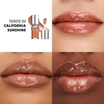 Loveshine Plumping Oil Gloss Soin Effet Repulpant 5 California Sunshine - Yves Saint Laurent - Maquillage - Visuel 2