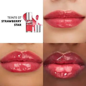 Loveshine Plumping Oil Gloss Soin Effet Repulpant 7 Strawberry Star - Yves Saint Laurent - Maquillage - Visuel 2
