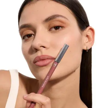 YSL Lovenude Kiss Shaper Crayon à Lèvres 1 Undressed Pink - Yves Saint Laurent - Maquillage - Visuel 3