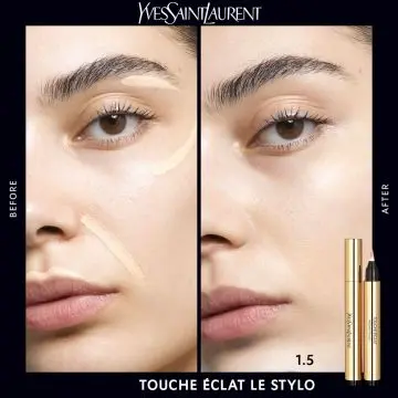 TOUCHE ÉCLAT Stylo Illuminateur de Teint 1.5 Soie Lumière - Yves Saint Laurent - Maquillage - Visuel 2