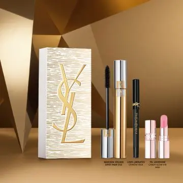 Coffret Mascara Volume Effet Faux Cils Mascara, Crayon Yeux & Baume à Lèvres  - Yves Saint Laurent - Maquillage - Visuel 3