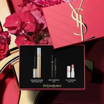 Coffret Mascara Volume Effet Faux Cils Mascara, Crayon Yeux & Rouge à Lèvres  - Yves Saint Laurent - Maquillage - Visuel 3