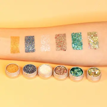 Coffret Bestsellers 6 Mélanges de Paillettes, Pinceau & Baume Applicateur 6 x 5ml - Si si la paillette - Maquillage - Visuel 3