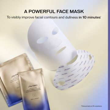 VITAL PERFECTION Masque Eclat Contours redéfinis 6 sachets visage et 6 sachets cou  - Shiseido - Soin - Visuel 3