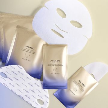 VITAL PERFECTION Masque Eclat Contours redéfinis 6 sachets visage et 6 sachets cou  - Shiseido - Soin - Visuel 4