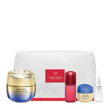 Coffret Rituel Lift & Fermeté Crème Jour, Soin Nuit, Sérum, Crème Yeux & Trousse  - Shiseido - Soin - Visuel 3