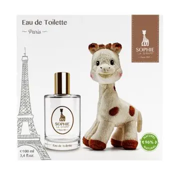 Coffret Peluche Eau de Toilette 100ml & Peluche  - Sophie La Girafe - Parfum - Visuel 3