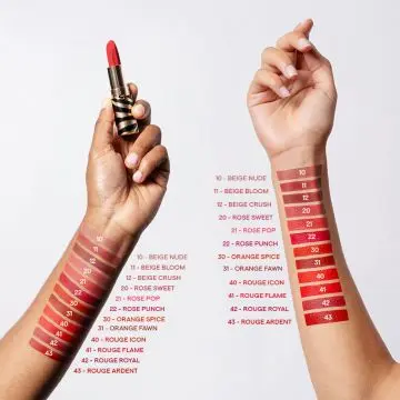 Phyto-Rouge Velvet Rouge à Lèvres Mat 41 Rouge Flame - Sisley - Maquillage - Visuel 4