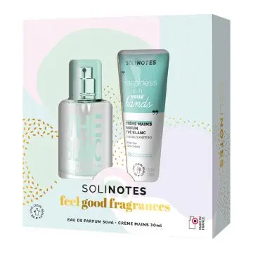Coffret Thé Blanc Eau de Parfum 50ml & Crème mains 30ml  - Solinotes - Parfum - Visuel 1