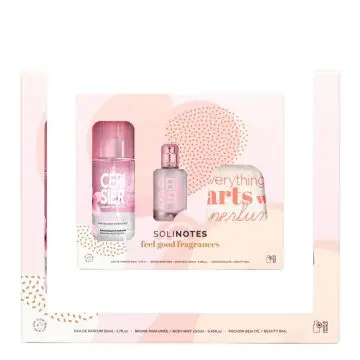 Coffret Fleurs de Cerisier Eau de Parfum 50ml, Brume & Pochon  - Solinotes - Parfum - Visuel 1