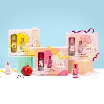 Coffret Fleurs de Cerisier Eau de Parfum 50ml, Brume & Pochon  - Solinotes - Parfum - Visuel 2