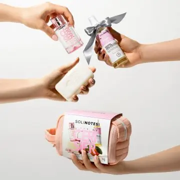 Trousse Solinotes Beauty Cerisier  Eau de Parfum 50ml, Huile Sèche & Savon   - Solinotes - Parfum - Visuel 2