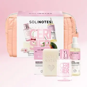 Trousse Solinotes Beauty Cerisier  Eau de Parfum 50ml, Huile Sèche & Savon   - Solinotes - Parfum - Visuel 4