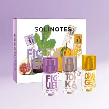 Coffret Solinotes Figuier, Tonka & Oranger  Eau de Parfum 3x15ml  - Solinotes - Parfum - Visuel 4