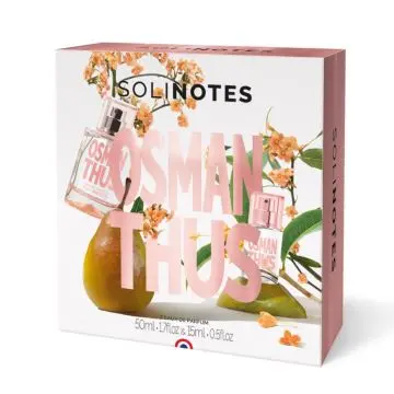Coffret Duo Osmanthus Eau de Parfum 50ml & Format Voyage  - Solinotes - Parfum - Visuel 1