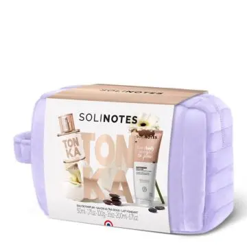 Trousse Routine Tonka Eau de Parfum 50ml, Lait Corps & Savon  - Solinotes - Parfum - Visuel 1