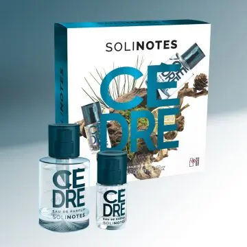 Coffret Essential Duo Cèdre  Eau de Parfum 50ml & 15ml  - Solinotes - Parfum - Visuel 4 Coffret Essential Duo Cèdre  Eau de Parfum 50ml & 15ml  - Solinotes - Parfum - Visuel 4