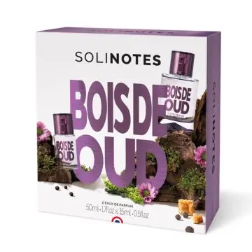 Coffret Duo Bois de Oud Eau de Parfum 50ml & Format Voyage  - Solinotes - Parfum - Visuel 1