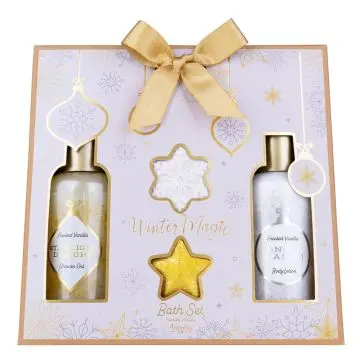 Coffret Starry Winter Gel Douche, Lait Corps & Bombes de Bain Effervescentes  - Tentation - Soin - Visuel 1
