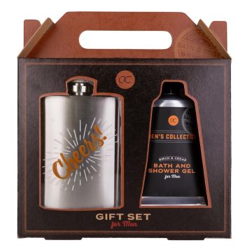 Coffret Men's Collection Gel Douche et Bain & Flasque  - Tentation - Soin - Visuel 1