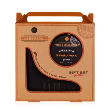 Coffret Men's collection   Cire à Barbe & Peigne  - Tentation - Soin - Visuel 1