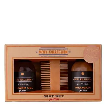 Coffret Men's collection Gel douche, Shampoing & Peigne  - Tentation - Soin - Visuel 1