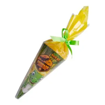 Pochette Surprise Dinopark Adventure Bain Moussant, Galet Effervescent Bain & Fleur de Massage  - Tentation - Soin - Visuel 1