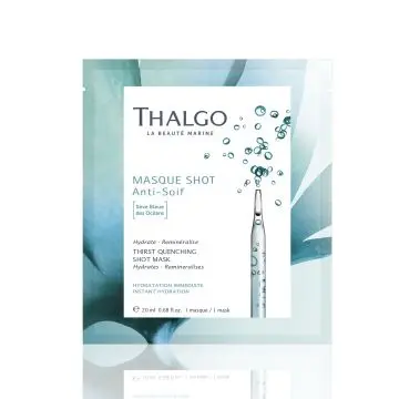 Masque Shot Anti Soif Hydrate - Remineralise 1 Sachet 20ml - Thalgo - Soin - Visuel 1