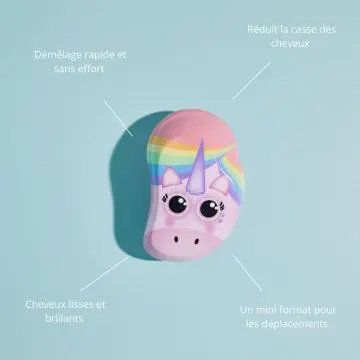 Original Mini Children  Brosse à cheveux pour enfants Pink Unicorn - Tangle Teezer - Accessoire - Visuel 4
