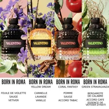 Born in Roma Green Stravaganza Uomo Eau de Toilette 50ml - Valentino - Parfum - Visuel 4 Born in Roma Green Stravaganza Uomo Eau de Toilette 50ml - Valentino - Parfum - Visuel 4