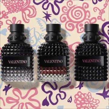 Coffret Born in Roma Uomo Eau de Toilette 100ml, Gel Douche & Format Voyage  - Valentino - Parfum - Visuel 4