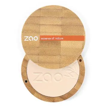 Poudre Compacte Bio, vegan et rechargeable Porcelaine - Zao Makeup - Maquillage - Visuel 1