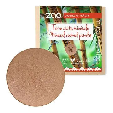 Recharge Terre cuite minérale Bio, vegan et rechargeable Bronze cuivré - Zao Makeup - Maquillage - Visuel 1 Recharge Terre cuite minérale Bio, vegan et rechargeable Bronze cuivré - Zao Makeup - Maquillage - Visuel 1