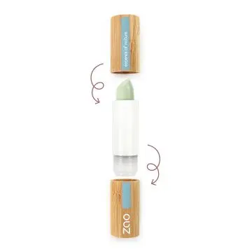 Correcteur Bio, vegan et rechargeable Vert anti-rougeurs - Zao Makeup - Maquillage - Visuel 2