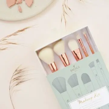 Set de 5 pinceaux Professionnels Accessoires Maquillage Pinceaux - Bachca - Accessoire - Visuel 2