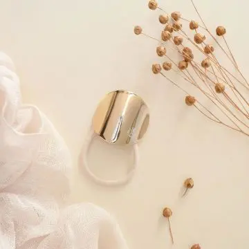 Élastique plaque métal doré Élastique plaque métal doré Barrette métal  - Bachca - Accessoire - Visuel 2 Élastique plaque métal doré Élastique plaque métal doré Barrette métal  - Bachca - Accessoire - Visuel 2