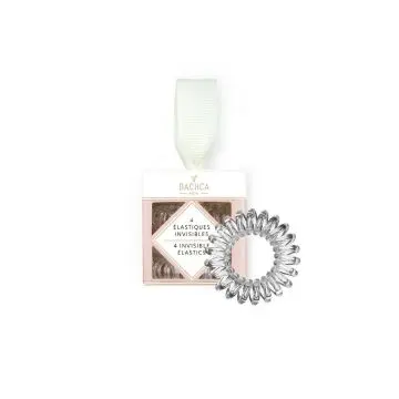Elastiques invisibles x4  Elastiques invisibles x4  Pic Chignon métal  - Bachca - Accessoire - Visuel 1