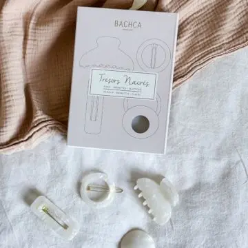 Coffret Trésors Nacrés Pince, Barrettes & Élastique  - Bachca - Accessoire - Visuel 2