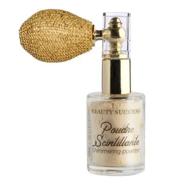 Poudre Scintillante Spray Pailleté Or 01 - Beauty Success - Maquillage - Visuel 1