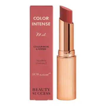 Color Intense Mat Rouge à Lèvres Doux Pêche n°19 - Beauty Success - Maquillage - Visuel 1