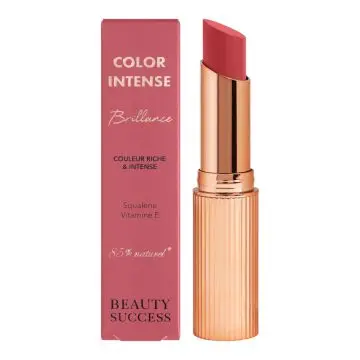 Color Intense Brillance Rouge à Lèvres Douce Abondance n°01 - Beauty Success - Maquillage - Visuel 1
